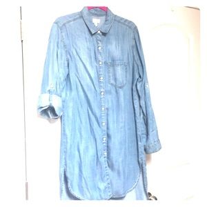 Mid length Chambray Dress